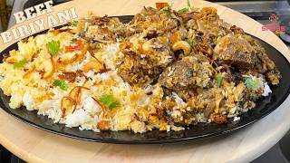 Beef Biriyani Kerala Style  Beef Biryani Recipe  Beef Biryani Malayalam Recipe  SHASS WORLD 338 [upl. by Elyad185]