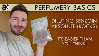 Perfumery Basics Diluting Benzoin Absolute  Its Pretty Easy [upl. by Avictor]