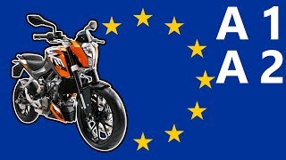 A1 and A2 Motorcycle License Explained Best Bikes for Each [upl. by Atoel885]