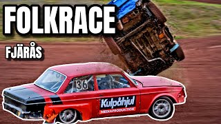 SPRÄNGER 3 KYLARE I MIN NYA VOLVO 242 PÅ FOLKRACE  VLOGG 593 [upl. by Nnairda]