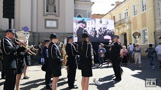 quotCzarna Madonnoquot pod Ostrą Bramą w Wilnie  Orkiestra Dęta OSP Sejny [upl. by Ahseei]