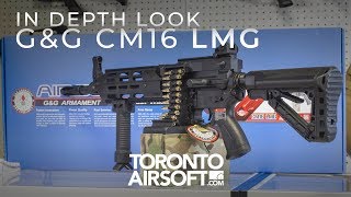 IN DEPTH GampG CM16 LMG  Should it be considered an LMG TorontoAirsoftcom [upl. by Sadick836]