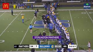 Sterlington Panthers vs Carroll Bulldogs 11124  District Championship Game [upl. by Ahterahs]