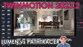 Exploring the Impressive RealTime Lighting of Twinmotion 20232 Lumen vs Pathracer [upl. by Rab565]