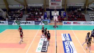 Volley serie B1F 24° giornata Fenera Chieri 76  Unendo Yamamay Busto Arsizio 29042014 [upl. by Nnyloj593]