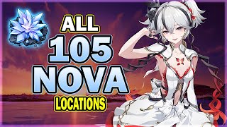 All 105 Nova Locations  Shorekeeper Ascension Material  Efficient Farming Route  Wuthering Waves [upl. by Gaddi231]