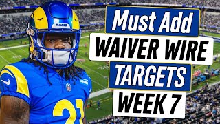 Week 7 Waiver Wire Adds  2023 Fantasy Football Advice [upl. by Fording]