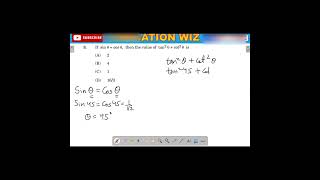 if sin theta  cos theta then the value of tan2 theta  cot2 theta [upl. by Koa]