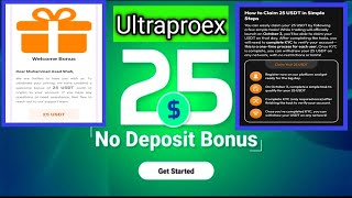 25 No deposit bonus Crypto Ultraex crypto exchange Welcome BonusCrypto trading strategy [upl. by Nolrah863]