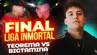 ¡LO VOLVIERON A HACER REVIVIERON EL FREESTYLE OTRA VEZ 🇨🇱 TEOREMA VS BIGTAMINA FINAL LIGA INMORTAL [upl. by Rramel983]