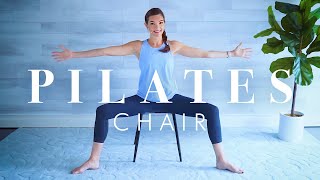 Chair Pilates for Seniors amp Beginners  Gentle Pilates Workout with Stretching [upl. by Okimat]