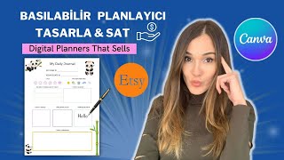 Dijital Planlayıcıları Nasıl Tasarlıyorum Etsy Optimizasyonu Nasıl Yapılır Etsyde Dijital Ürün💲 [upl. by Cortney]