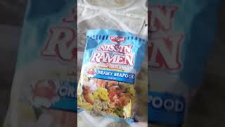 Nongshim Shin Ramyun Spicy Noodles And Nissin Ramen Creamy Seafood Flavor Noodles korean noodles [upl. by Nicram]