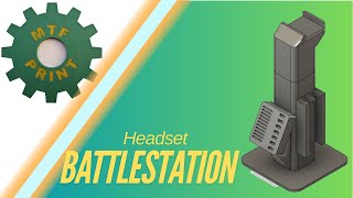 Fusion360 Designing a Headset Battle Station PT2 [upl. by Ced]