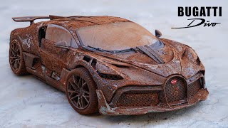 Abandoned BUGATTI Divo Full Restoration [upl. by Willing547]