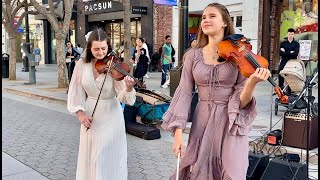 AMAZING violin duet  Karolina Protsenko amp Avelina Kushnir  Nothing But The Blood Of Jesus [upl. by Maida436]