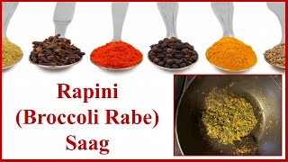 Divine Recipe  Rapini Saag [upl. by Hephzipa399]