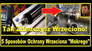 Ochroń Wrzeciono Frezarki 5 sposobów jak uniknąć awarii wrzeciona W CNC do Drewna Metalu i kamienia [upl. by Hut]