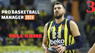 MİLLİ OYUNCULARIN YOKLUĞUNU HİSSEDİYORUZ PRO BASKETBALL MANAGER 2024 TÜRKÇE 3 YORUMSUZ [upl. by Januisz]