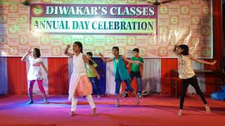 Dance performance on jungle jungle pata chala song  DIWAKARS CLASSES  ANNUAL FUNCTION [upl. by Bogosian]