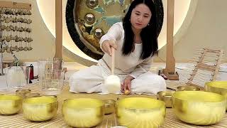 Soothing Soundscape Tibetan Singing Bowls for Meditation Bliss [upl. by Kissee]