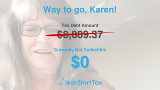 Clear Start Tax  Client Testimony  Karen S [upl. by Yellat862]