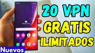 Los 20 Mejores VPN Gratis e ilimitados 2024 Para Android y iPhone ✅ [upl. by Pratt]