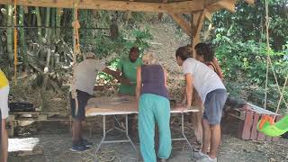 Atelier Fresque du Climat journée déKLIk MATinik 2023 et tournage documentaire JeanMichel VENNEMANI [upl. by Mariejeanne]