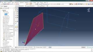 Abaqus Tutorial 3 3D wireframes [upl. by Ahsirahc737]