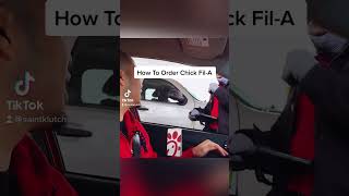 How To Order Chick FilA Drive Thru Rap [upl. by Barbra311]