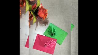 How to make envelopes from craft paper shorts [upl. by Drexler]