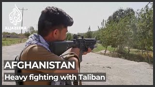 Taliban fights Afghan government forces around Herat [upl. by Bergeron]