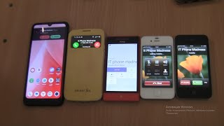 Incoming callampOutgoing call at the Same Time Samsung S4  HTC2 Iphone 4s ios 6Realme c30s [upl. by Enahpets]