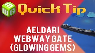 Quick Tip Aeldari Webway Gate glowing gems [upl. by Anuait321]