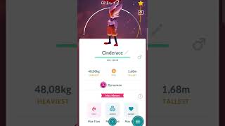 Pokemon go Cinderace Dynamax pokemongoshorts pokemongo pokemon short [upl. by Izaak]