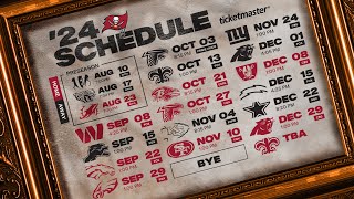 Buccaneers 24 schedule [upl. by Anavrin]