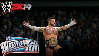 WWE 2K14 30 Years of WrestleMania  Universe Era Part 9 CM Punk vs Chris Jericho [upl. by Adliwa510]