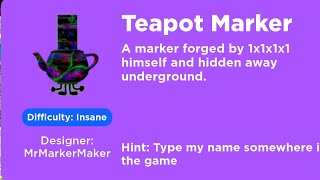 How to find the teapot marker [upl. by Geoff]