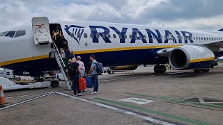 TRIPREPORT Manchester  Lanzarote  Ryanair 737800 [upl. by Arrac]