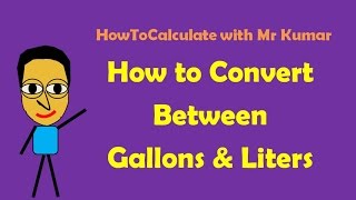 How to Convert Gallons and Liters [upl. by Maxama499]