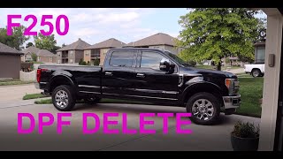 2017 F250 67 DPF DELETE [upl. by Eldwin]