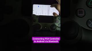 Connecting PS4 Controller to Android Cellphone via Bluetooth [upl. by Occer]