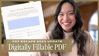 How to Create a Fillable PDF Document for Free PDF Escape 2023 Update [upl. by Gnouh]