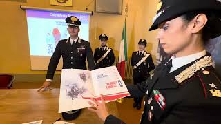 Firenze presentazione ufficiale calendario 2024 Arma dei Carabinieri [upl. by Mok]