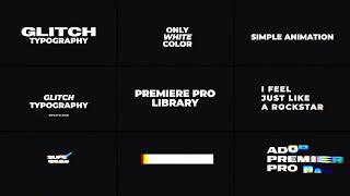 RGB Titles  Adobe Premiere Pro Template [upl. by Ambrosane]