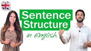 English Sentence Structure  English Grammar Lesson [upl. by Supen]