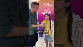 Entrevista con Chloe DelaRosa representante de España en Eurovisión Junior 2024 [upl. by Euqinitram724]