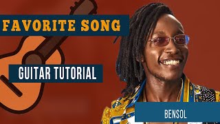 Bensoul  Favorite Song How to play on guitar LessonTutorial [upl. by Vincenz]