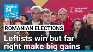 Social Democrats set to win Romania vote but far right makes big gains • FRANCE 24 English [upl. by Martella]