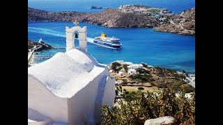 Ios Island Greece SKARKOS RUINS amp PANAGIA GREMIOTISSA CHURCH 22 September 2024 [upl. by Yeldoow86]